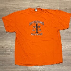 Gildan Bright Orange Outer Banks Tee